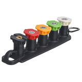 Maxbell Pressure Washer Tips Accessory for Cleaning Pressure Washer Spray Nozzle Set 5 Holes Base