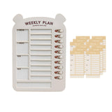 Maxbell List Board Daily Task Planning Board Chart Memo for RV Office Home Beige