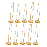 Max 10pcs copper hair clip hair pin DIY accessory blank base gold
