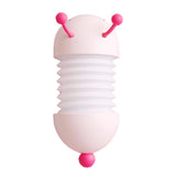 Max Cartoon Caterpillar Led Night Light Folding USB Bedside Lamp Magnetic Pink