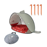 Maxbell Beach Tent with Baby Pool Shade for Picnic Summer gray shark