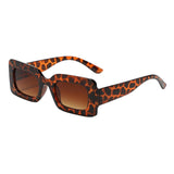 Maxbell Driving Glasses Traveling Travel Summer Rectangle Sunglasses for Women Men Leopard Brown