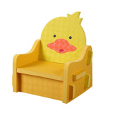 Max Non Toxic PE Foam Kids DIY Chair Pretend Play Chairs Stool Yellow