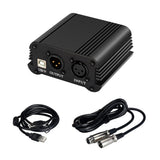 Maxbell 48V Phantom Power Supply Kit for Condenser Microphone Recording Equipment