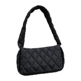 Maxbell Trendy Shoulder Bag Classic Warm Underarm Bag Women Lightweight for Party Black