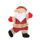 Maxbell Christmas Holiday Ornaments Plush Doll Christmas Tree Hanging Decor Santa