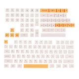 Maxbell 140keys PBT Keycaps Honey Milk Theme XDA Profile fit MX Switch Japanese Font