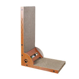 Maxbell Cat Scratcher with Ball Toy Vertical Cat Scratch Pad Furniture Protection Curved