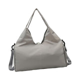 Maxbell Portable Women Gym Bag Sports Duffel Bag Luggage Bag for Outddor Workout Gray