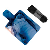 Maxbell Pilates Reformer Mat Towel Portable Non Slip for Home Yoga Strength Training Blue