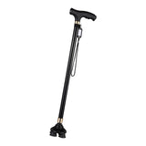 Maxbell Walking Cane Thickened Stainless Steel Stable for Old People Seniors Adults Black small