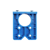 Maxbell Hinge Boring Jig Wood Furniture Hole Jig Guide for Carpenter Woodworking Blue