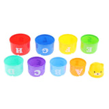 Maxbell Parrot Food Toys Educational Stacking Cup Toy Chewing Training for Bird