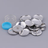 Maxbell 10 Set Machine Press Button Cloth Button Base Semi-finished Craft DIY 40mm 3