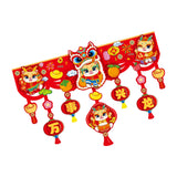 Maxbell Door Ornament Chinese New Year Decoration for Front Door Courtyard Door Gate Style B