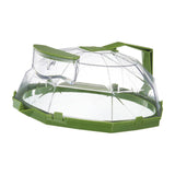 Maxbell Microwave cover Lid with Water Storage Tank Top Easily Tidy and Clean Green