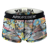 Maxbell Mens Sexy Sheer Mesh Net Underwear Boxer Briefs Flower Underpants XL 3