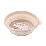 Maxbell Portable Folding Washbasin Outdoor Collapsible Dish Tub Bucket Faint Yellow