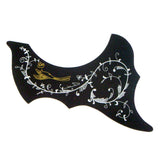 Maxbell Left Handed 40/41'' Folk Guitar Pickguard Anti Scratch Plate Black