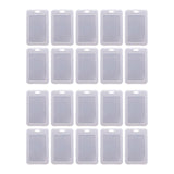 Maxbell 20Pcs Clear Credit Card Holders Covers ID Cards Sleeve for Women Student Men