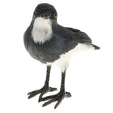 Maxbell Realistic Faux Fur Butcherbird Animal Model Figures DIY Home Decor Black