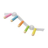 Maxbell Suction Cup Wood Perch Toy Parrot Playstand for Parakeet Cockatiel Bluebirds style A