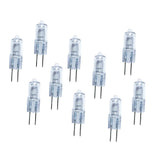 Maxbell 10Pcs Super Bright G4 6V 10w Tungsten Halogen Base Bulb Lamp Light Warm White