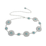 Maxbell Lady Waist Belt Waistband Casual Dress Bohemian Accessories Stylish Metal
