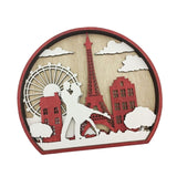 Maxbell Maxbell Tabletop Wooden Romantic Couple Ornaments Wedding Centrepiece Decoration Dance