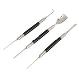 Maxbell 3 Pieces Coffee Jacquard Carving Needle for Shop Coffee Decorating DIY