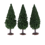 Max 3x10cm HO OO Scale Model Tree Diorama Wargame Scenery Dark Green Landscape C