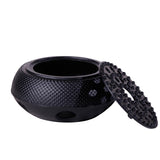Maxbell Black Cast Iron Teapot Warmer Candle Insulation Stove Charcoal Stove Heater