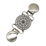Maxbell Fashion Sweater Clips Cardigan Clips for Clothing Blouse Women Girls wearing Round