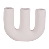 Maxbell Fashion Nordic Vase Modern Ceramic Table Decorative Gift Wedding Party Light Gray