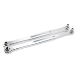 Max 2 Pieces Front Rear Pull Rods for Traxxas X-Maxx Silver