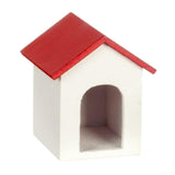 Maxbell 1/12 Dolls House Dog Kennel Miniature Dollhouse Garden Decoration Accessory