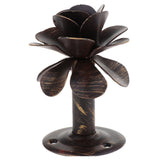Max Maxb Rose Flower Curtain Holdbacks Metal Drapery Tieback Wall Hook Black
