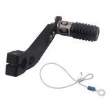 Max Universal Aluminum Folding Gear Shift Shifter Lever for Motorcycles Black