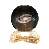 Maxbell Crystal Ball Night Lamp USB Power Supply for Decoration Anniversary Gifts Milky Way