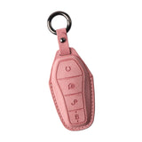 Maxbell Car Key Fob Cover Wear Resistant Key Case for Byd Seal Yuan Plus Atto 3 Pink