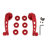 Maxbell 2x 0.39" Aluminum Car SUV Window Winder Glass Door Cranks Handles Red