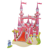 Maxbell 3D Jigsaw Puzzle DIY Toy for Kids Baby Early Educational Toy Pink Castle