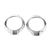 Max 2Pcs A Pillar Door Speaker Cover Trims for Wrangler Rubicon Jk 15-16 Silver