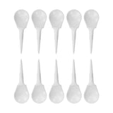 Maxbell 10 Pcs Plastic Anti-Slice Golf Tees Chair-shaped Tees Divot Tools White