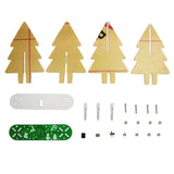 Max LED Light 3D Christmas Tree DIY Kit Gift Green PCB with Transparent Acrylic