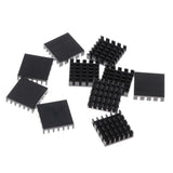 Max 10 Pieces GPU CPU Thermal Heatsink Pad, 19x19x5mm, Aluminum Alloy