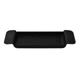 Maxbell Expandable Bathtub Caddy Tray Bathroom Tray for Shower Kitchen Bathroom Black