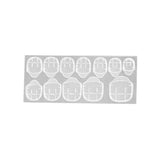 Maxbell Double-side Adhesive Sticker Transparent Nail Glue Art Decoration Tool 12pcs