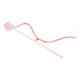 Maxbell Cat Teaser Wand Interactive Kitten Toy Indoor with Bell Chewing Toy Catcher Strawberry