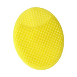 Maxbell Silicone Shampoo Brush Comfortable Soft for Kids Holiday Gifts Yellow